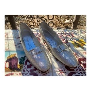 VTG 1960’s Gamins by Andrew Geller Silver Pumps